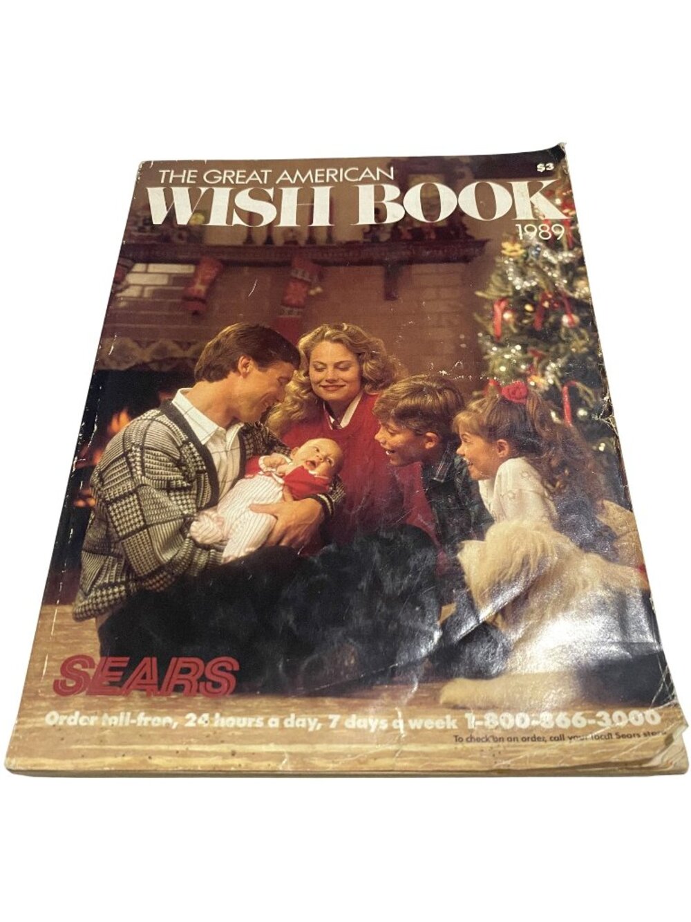 The Great American Wish Book Sears Christmas Catalog 1989 Collectible Vintage